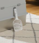 MUTTROS Extra Large Stainless Steel Litter Box with Lid & Odor Control, 3-in-1 Cat Litter Box wit...