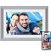 YunQiDeer Digital Picture Frame WiFi 10.1 inch IPS Touch Screen HD Display,16GB Storage, Auto-Rot...