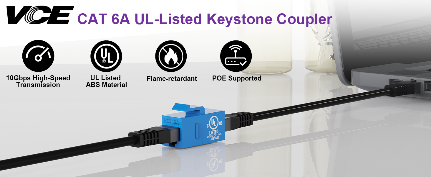 keystone coupler blue