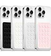 Yojaro 4Pack Silicone Suction Phone Case Mount