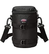 BPAULL Camera Lens Case DSLR Camera Lens Bag Fits for Canon Nikon Pentax Sony Olympus Panasonic a...