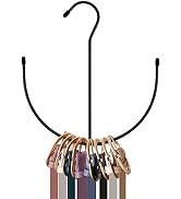 ZEDODIER Belt Hangers, Belt Rack Black Closet Accessories Organizers, Closet Organizer Hook Rack ...