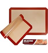 STATINT Non-Stick Silicone Baking Mat, Premium Food Safe - Pack of 2