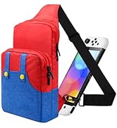 Vadaxx Cute Travel Bag for Nintendo Switch/2/Lite/OLED, Small Sling Portable Waterproof Backpack ...