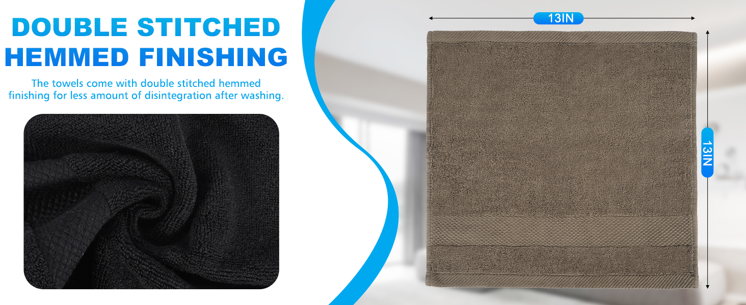 100% Cotton Wash Cloths