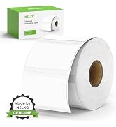 Nelko Genuine 2.25" x 1.25" Direct Thermal Labels, Barcode Labels Compatible with Nelko PL70E Lab...