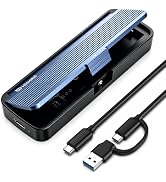 Xiaobi NVMe Enclosure, Tool-Free Installation, USB 3.2 Gen 2 (10 Gbps) to M.2 NVME M-Key/(B+M) Ke...
