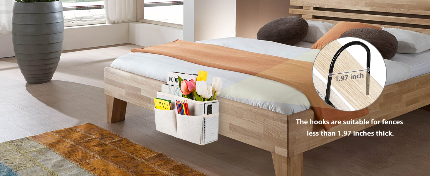 bedside storage bag