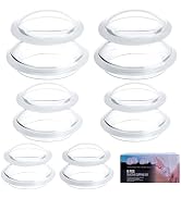 Eiito Cupping Therapy Sets -Silicone Cups Set Firm (6 Cups) Professional Massage Tool for Muscle ...