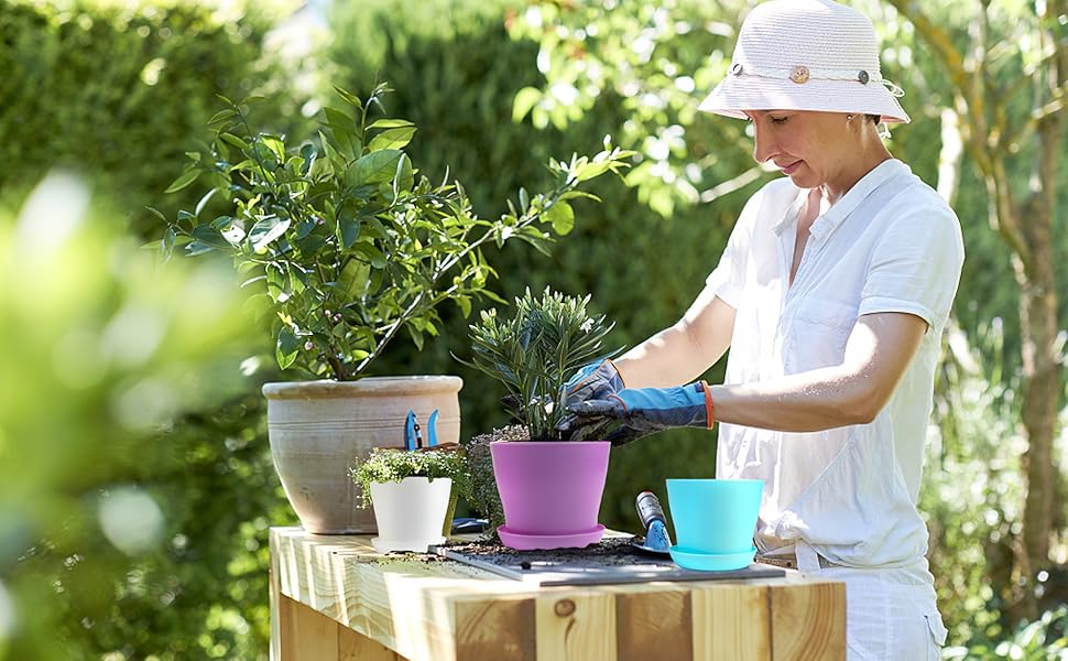 flower pots