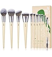 Jessup Vegan Makeup Brushes Set Premium Synthetic Powder Foundation Highlight Concealer Eyeshadow...