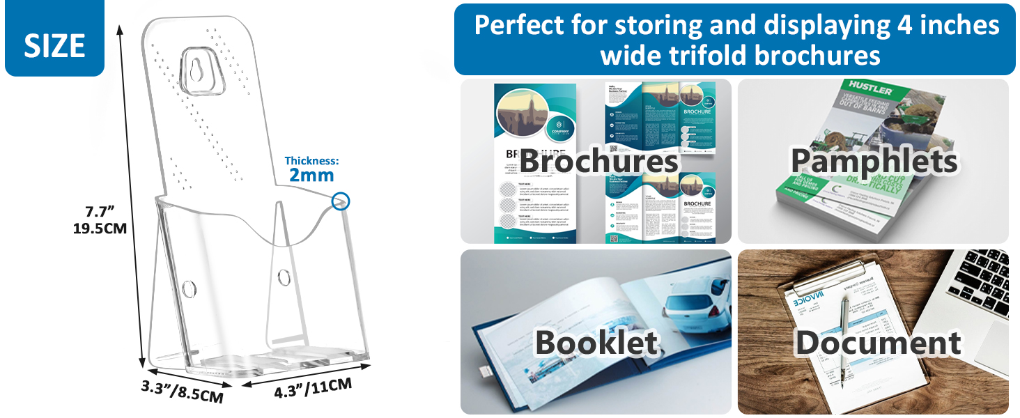 brochure display holder