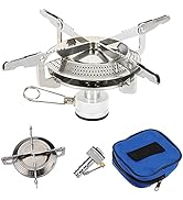 DZRZVD Portable Backpacking Stove Burner,Stove Adapter,Nylon Storage Bag,Strong Firepower ,Lightw...