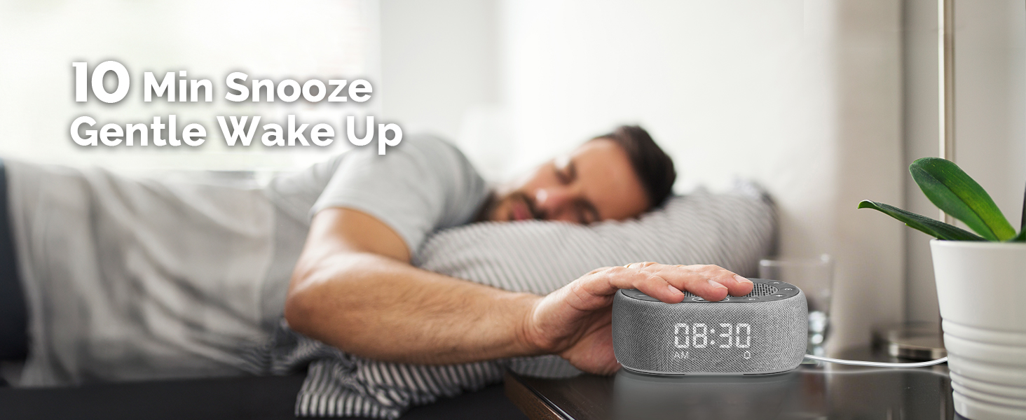 app controlled alarm clock with snooze