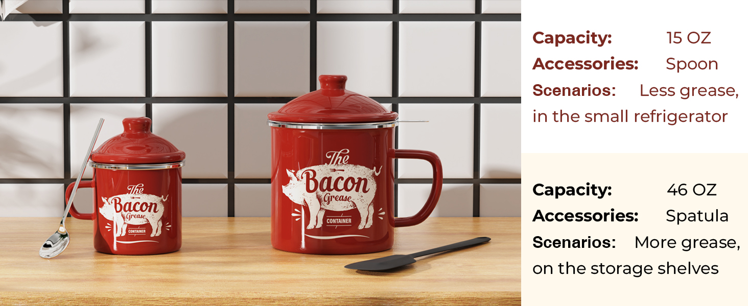 Mini Bacon Grease Container