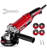 AVID POWER Angle Grinder 4-1/2 Inch 8.0 Amp 1000W Electric Grinder Tool 7-Variable-Speed Metal Gr...