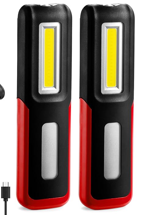Rechargeable LED Work Light with Magnetic Base