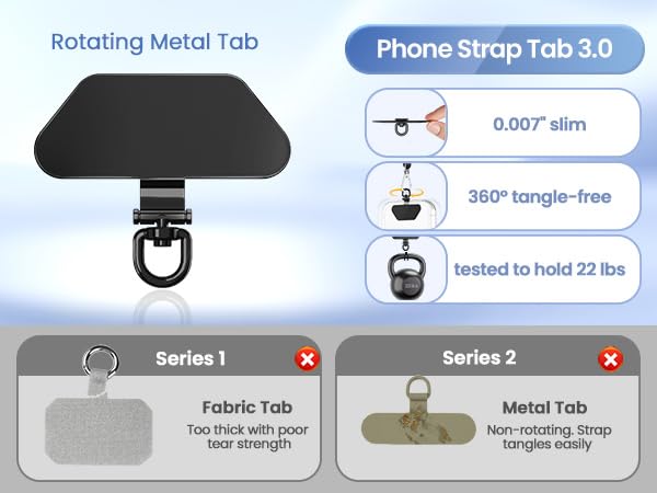 phone lanyard tab