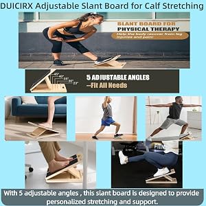 Portable Wooden Slant Board