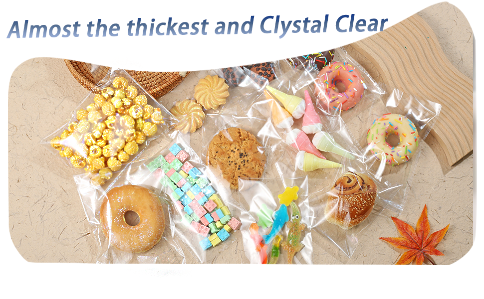 Clear Resealable Cello Bags