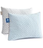 Alkyonos Cooling Pillow for Sleeping:Adjustable Shredded Memory Foam Bed Pillow,King Size Set of ...