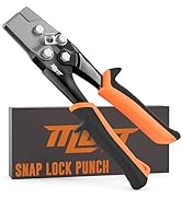 Mutt Tools Snap Lock Punch – Gutter End Cap Crimper Tool with Ergonomic Grip – End Cap Crimper fo...