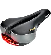 DAWAY Comfortable Men Women Bike Seat - Soft Memory Foam Padded Bicycle Seat, Bike Saddle Replace...