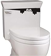 Blalck 3D Toilet Monster Funny Bathroom Seat Decor Removable Sticker Wall Art Decal Toilet Lid De...