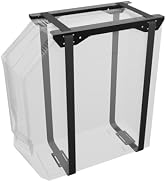 Suptek Under-Desk PC Adjustable Strap and Steel Bracket Holder, Computer Case Carrier, Black, Com...