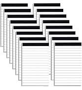 16 Pack Note Pads 3 x 5 Inch small notepads for Business Office Legal Pads, White Small Notepads ...