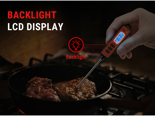 digital meat thermometer instant read cooking thermometer for liquids meat thermometer probe