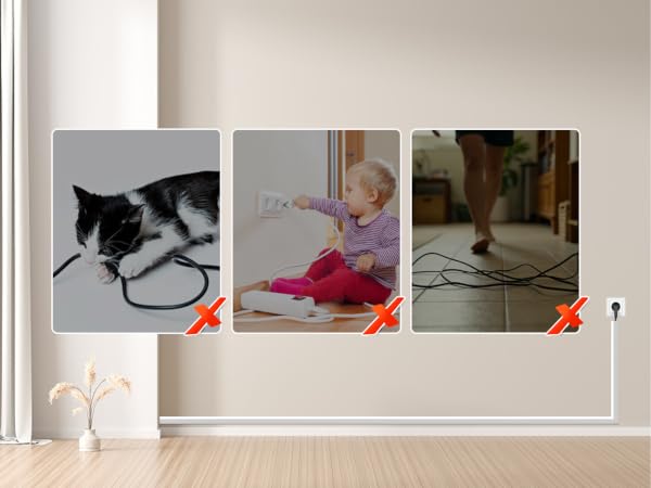 No clutter cord hider