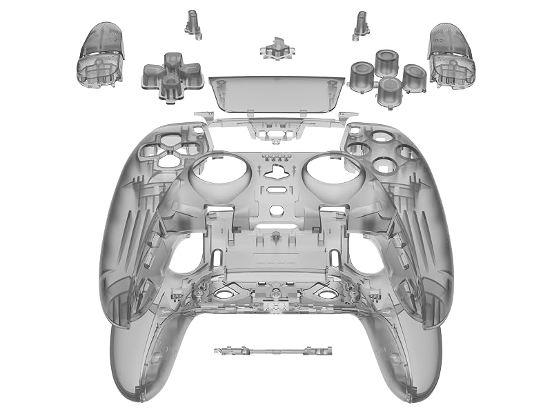 eXtremeRate Full Set Shell Buttons Touchpad Cover for PS5 Edge Controller Replacement Shell Plates
