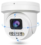 4k 8mp ptz poe ip camera 5x optical zoom