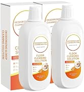 2 Packs Floor Cleaner Orange Scented Compatible with Tineco Cleaning Solution Deep Clean Residue ...