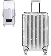 Yotako Clear PVC Suitcase Cover Protectors 30 Inch Luggage Cover Protectors for Wheeled Suitcase ...