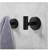 Bntuk Towel Hook for Bathroom, Heavy Duty Wall Hooks, Stainless Steel Coat Robe Clothes Hook for ...