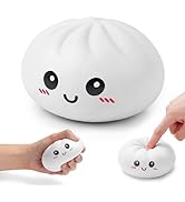 Zrpot Dumpling Squishy, Slow Rising Squishies, Cute Squishy Dumpling Stress Relief Squeeze Sensor...