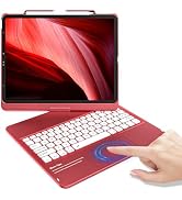 KBCASE Keyboard Case for iPad Air 13 inch M3/M2 (2025/2024)/for iPad Pro 12.9 inch 6th/5th/4th/3r...