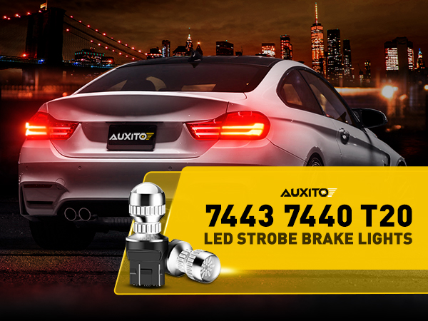 7443 7440 T20 LED STROBE BRAKE LIGHTS