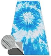 alissgorat Yoga Mat Towel,Hot Yoga Towel High-Definition Pattern,Machine Washable with Ultra-Abso...