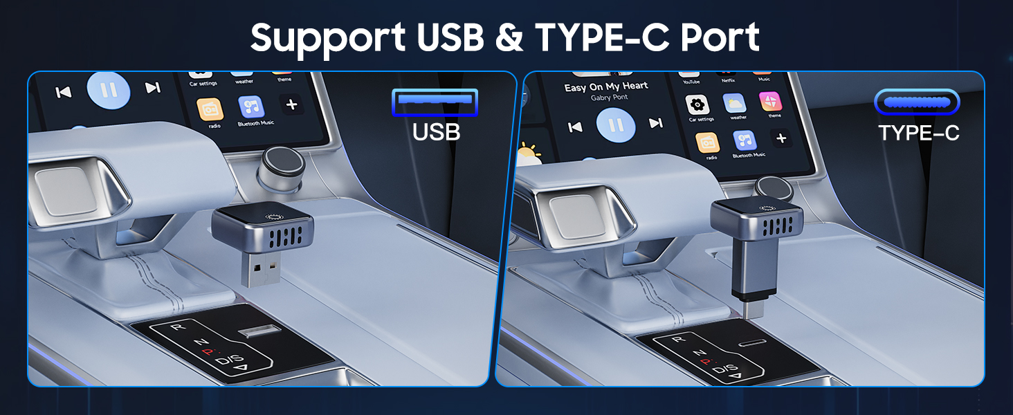 USB & Type-c port