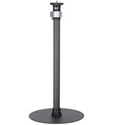 Koolehaoda Round Base Monopod 16"-28" Adjustable Tripod Stand for Desk | Carbon Fiber Tabletop Tr...
