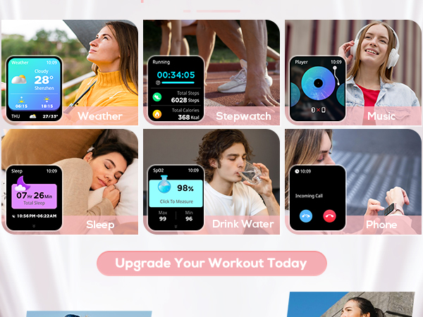 Smart Watch with Multiple Functions
