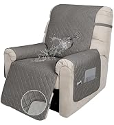 Easy-Going 100% Waterproof Recliner Cover Washable Reversible Recliner Chair Cover Non-Slip Furni...