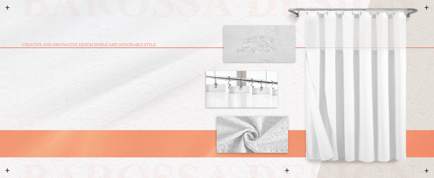 Snap-in Shower Curtain
