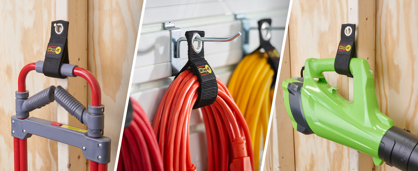 extension cord holder organizer, cord hanger, work van organizers and storage, shop organization