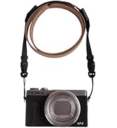VOVMOEYA Camera Neck Strap,G7X MARK III body strap PU Shoulder Adjustable Strap for photographers...