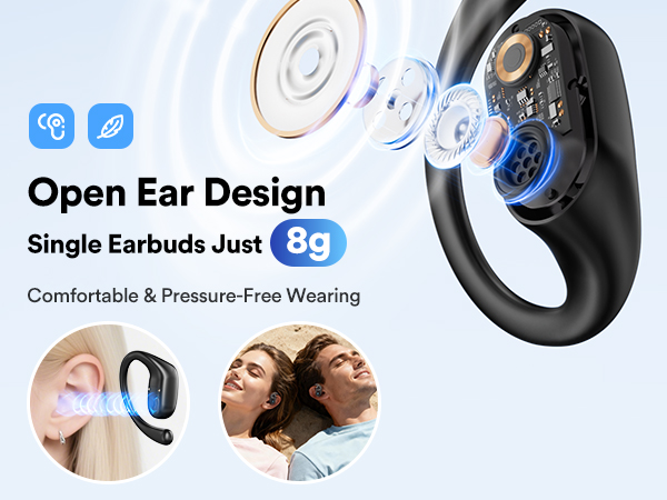 open ear headphones wireless bluetooth