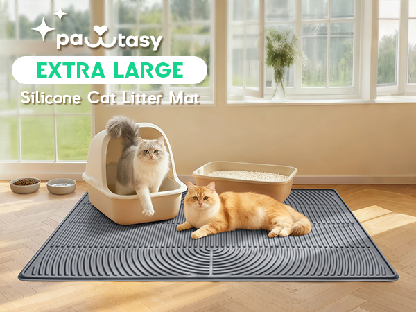 EXTRA LARGE Silicone Cat Litter Mat